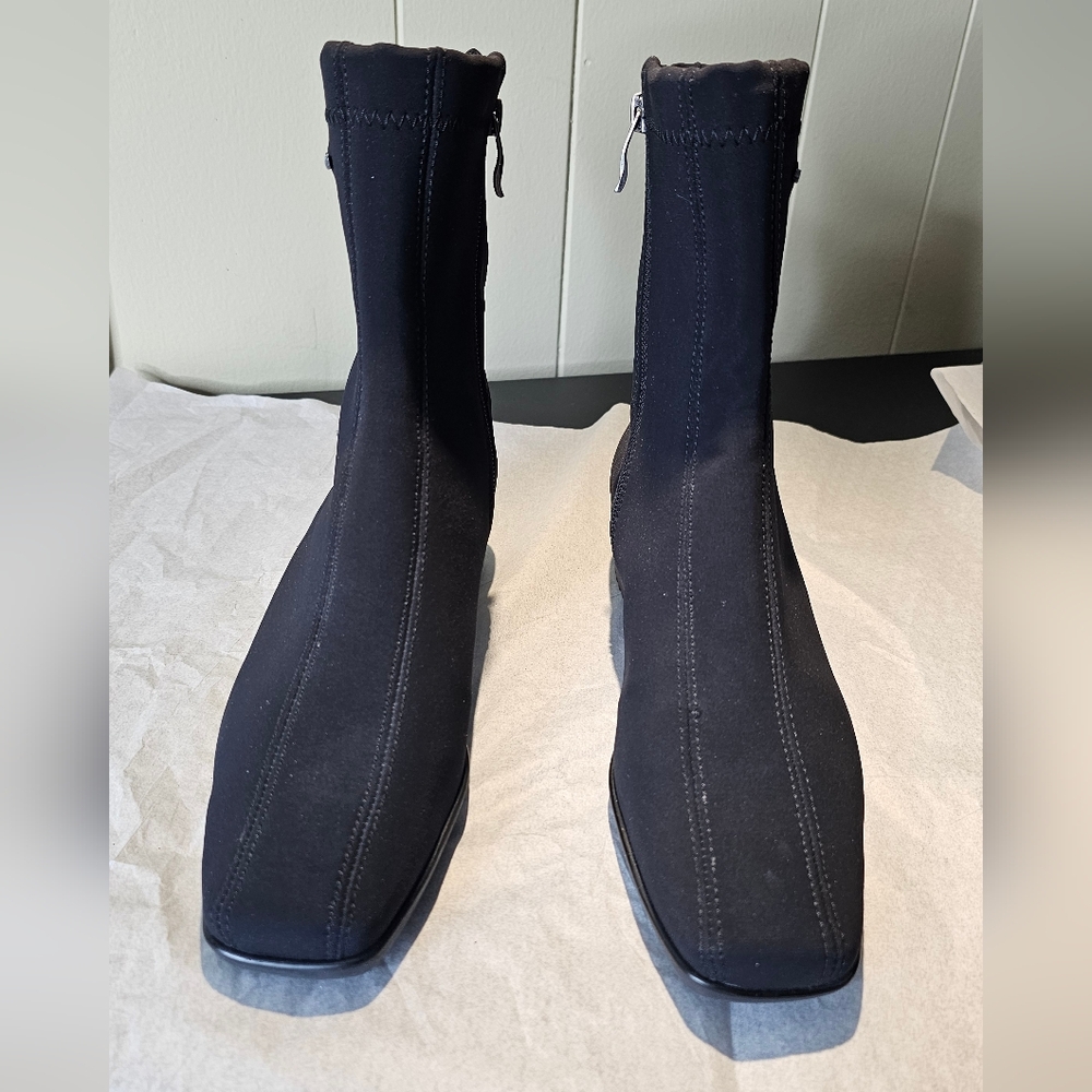 Ara  Black Fabric Goretex Boots - Size 8